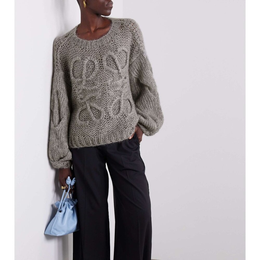 LOEWE Anagram oversized mohair-blend sweater